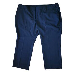 Lane Bryant 28WP Navy Blue Pants Plus Petite Office Dress